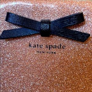 Kate Spade Glitter Rose Gold/ Pink Bow Purse Tote